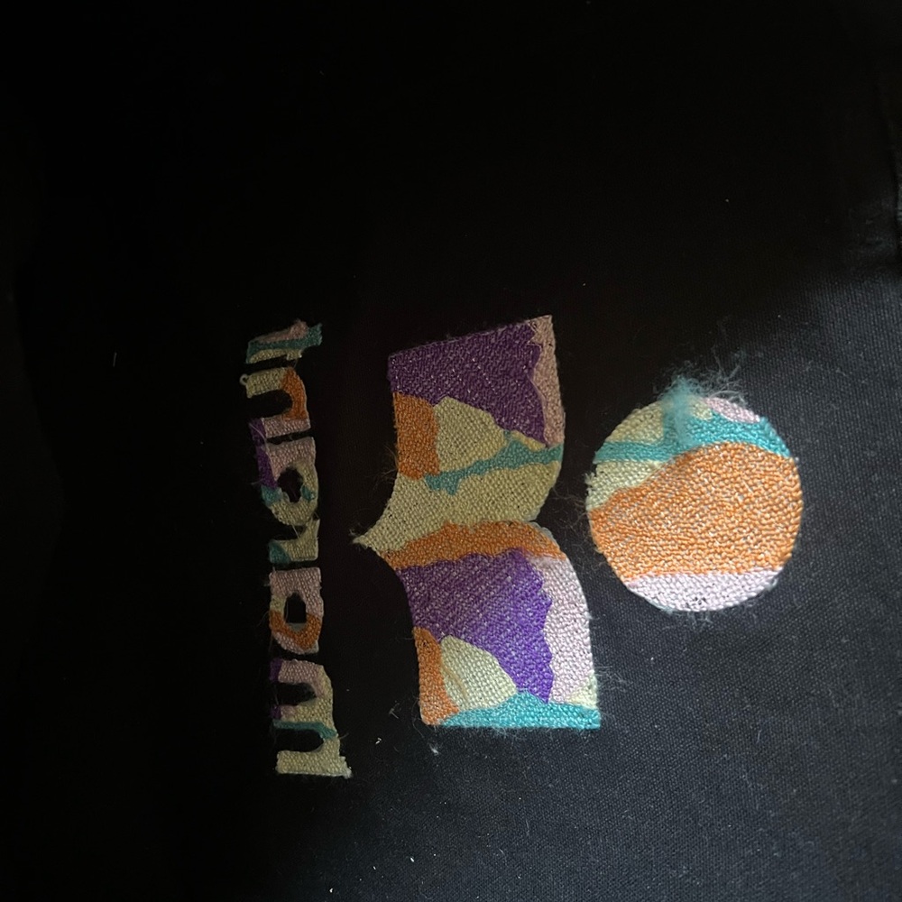 Isabel Marant Black Tote with Multicolor Logo - Picture 13 of 14